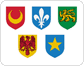 Beispiele für Wappenzeichen